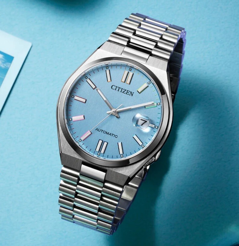 Citizen NJ0151-53L Tsuyosa Automatic Mechanical Blue Analog Men's