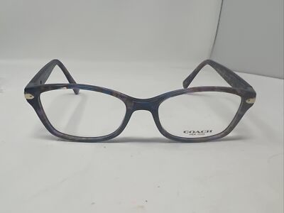 Coach Womens Eyeglasses HC6065 5288 Confetti Purple 51mm I39