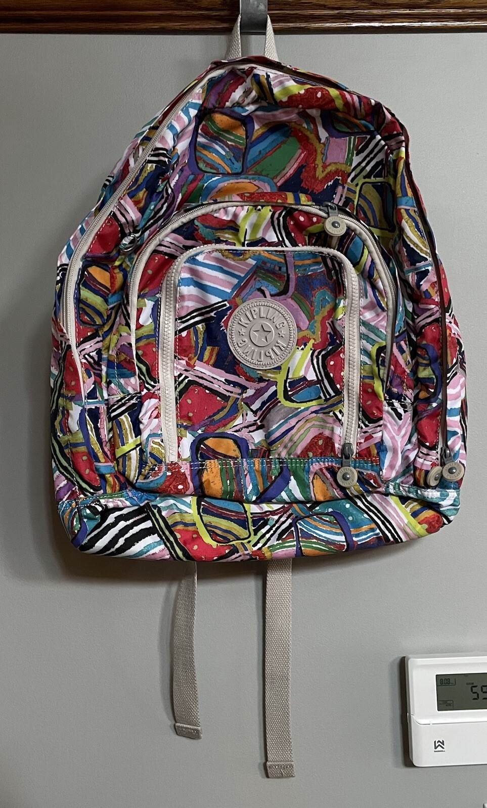 Kipling Packpack Bag Abstract Multicolor Luggage - image 1