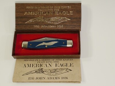 Vintage AMERICAN EAGLE LIMITD EDITION- 3 Blades Pocket Knife - MINT