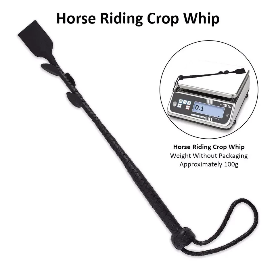 BDSM Montar Cultivo Caballo Látigo Azotador Nalgadas Vaca Cuero Paleta Juegos de Rol Juguetes Foto 2 de 2