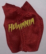 WWE Hulk Hogan Camisa Accesorio Figura de Acción Mattel Elite Rojo Hulkamania WWF