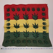 20" x 20" Marijuana Weed Pot Cannabis One Love Bandana Face Mask Head Wrap Scarf