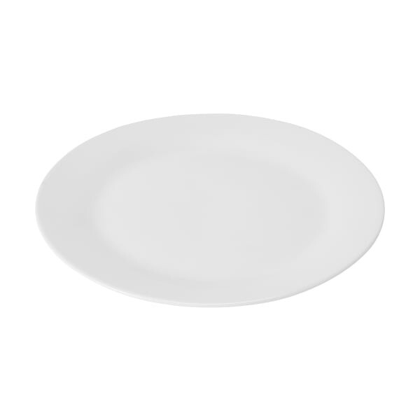 Dinner Set White 4x Dinner Plates 4x Side Plates 4x Bowls 12 Pcs