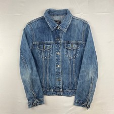 Women’s Gas Denim Jacket Blue, Size Large