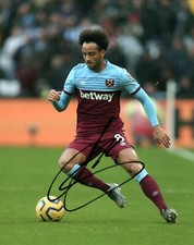 West Ham United Felipe Anderson Autographed Signed 8x10 Photo COA #2