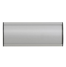 Curved Name Plate Aluminum Office Door Sign Holder with Adhesive Tape