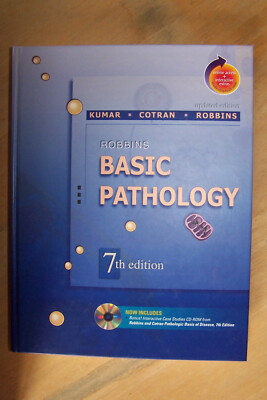 Robbins Basic Pathology: 7th Edition with Online Interactive & brand new CD