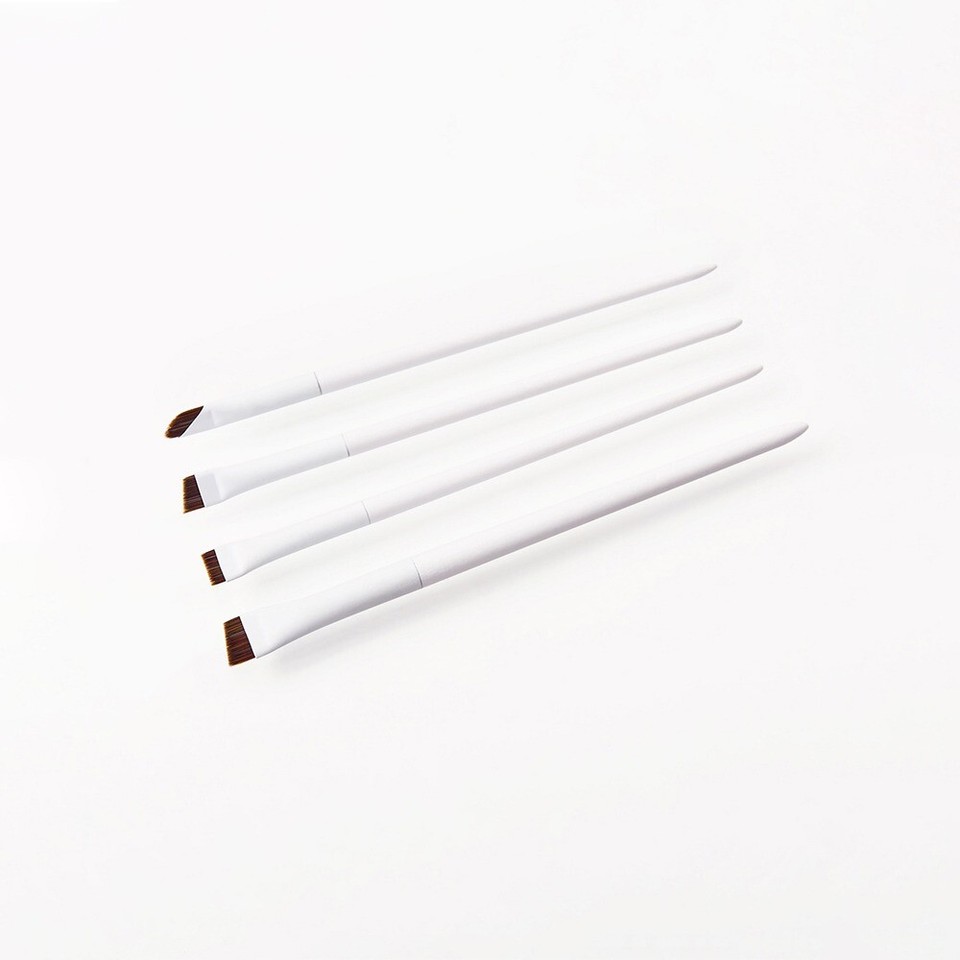 4pcs Long Rod Eye Shadow Brushes Thickened Tube Makeup Brushes Cosmetic