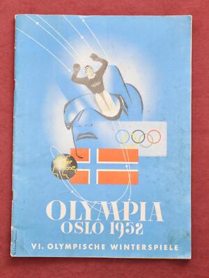 OLYMPIA OSLO 1952 VI.Olympische Winterspiele Zeitschrift 