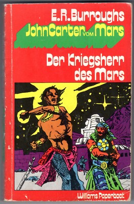 German ERB John Carter vom Mars 1972 Vintage Paperback Edgar Rice Burroughs v3