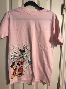Disney Parks T Shirt Nwt Youth Xl Walt Disney World 18 Pink Mickey Minnie Chip Ebay