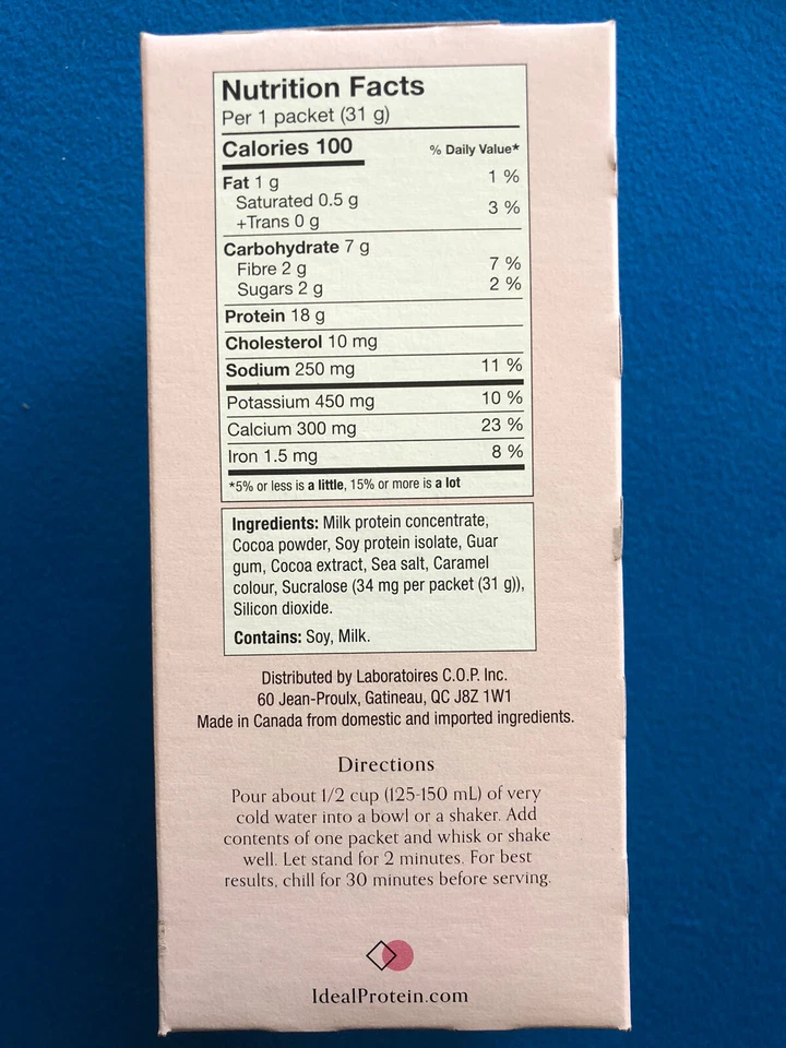 Ideal Protein Dark Chocolate Pudding Mix  - 7 Servings - EXP 5/31/26 FREE SHIP - Image 2 of 4