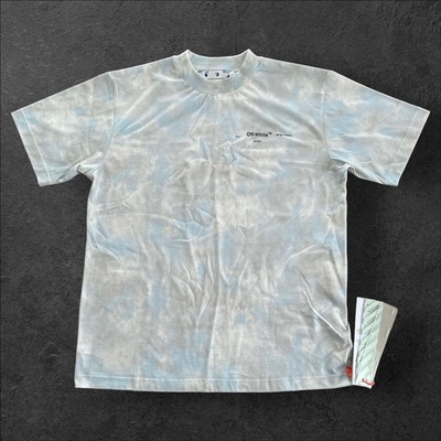 Damen-T-Shirt gefärbt cremefarbene Wolkenpfeile Pfeile 2020 - Baby blau/weiß