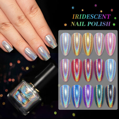 BORN PRETTY Nail Polish Magnetic Reflective Glitter Holographics Nail Varnish - Picture 1 of 35