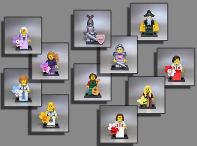 LEGO  Figuren Ritter CASTLE Ritterdorf Ritter Burgfrau Forest Zauberer (RD 1-11)