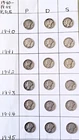 Lot of 18-Mercury Dimes Mini-Series:  (1940-1945-P,D,S)-SELLING AT MELT!!!