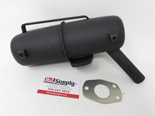 NEW GENUINE KUBOTA ENGINE MUFFLER ASSEMBLY W/ GASKET 12692-12112 12599-12230