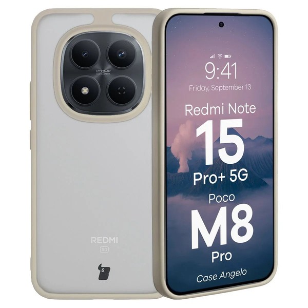 HandyhüLle FüR Xiaomi Redmi Note 15 Pro Plus 5G/POCO M8 Pro 5G Bizon Case Beige-image