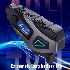 Motorcycle Water Proof Helmet Camera IPX8 With Bluetooth Headset 1080P HD V FGNH