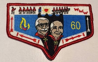 OA Lodge 60 Aina Topa Hutsi 60th Founders flap   Texas  Boy Scout FD0
