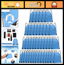 42 Pcs Drawstring Backpack Set  Lightweight Cinch Bags for Gym, Sports, Outdoor