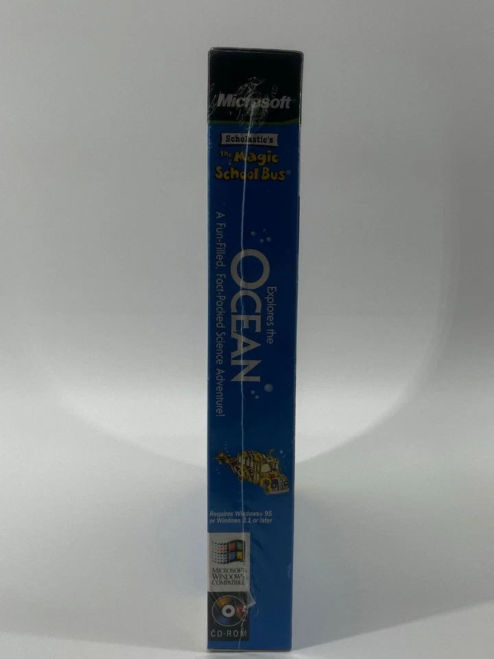 NEW Vintage Mac OS Magic School Bus Ocean CD-Rom Microsoft Rare - Image 4 of 4