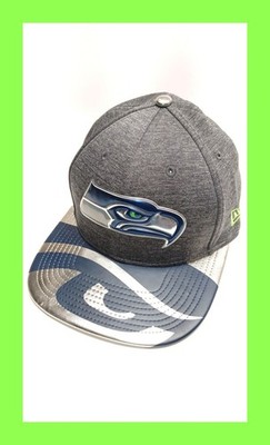 RARE NFL Seattle Seahawks New Era SAMPLE Hat 9Fifty Original Fit MedLg SnapBack