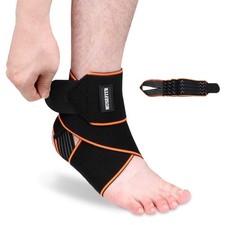 1 Pack Adjustable Ankle Brace for Women and Men Ankle Support for Sprain Planta