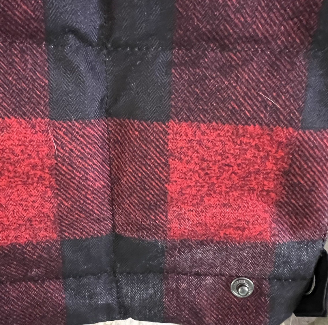 Pendleton Mens Jacket Large Red Black Buffalo Pla… - image 18