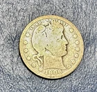 1906-O Barber Quarter. 90% Silver. Good Condition. Charity Auction.