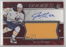2014-15 SPx Spectrum Red Rookie Jersey Level 1 4/399 Jake McCabe #158 Auto 5yy