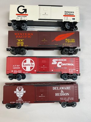 Franks Roundhouse Custom Trains Model Trains 4 Boxcars  Boxes Unused Free Shippi