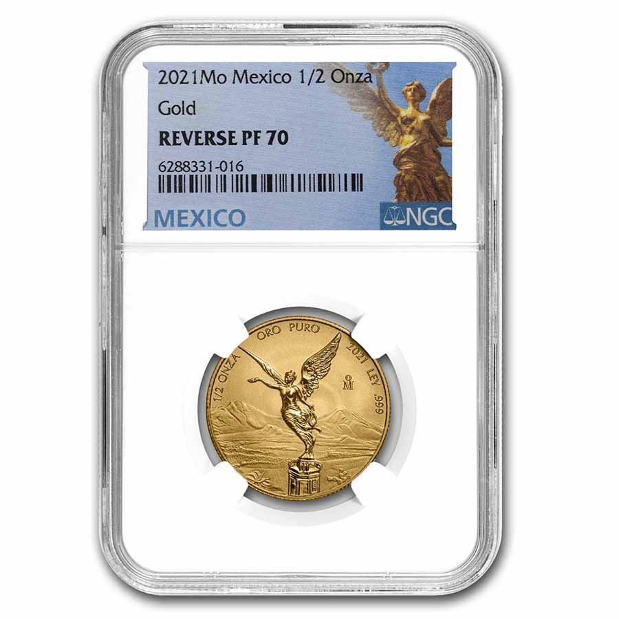 2021 Mexico 1/2 oz Rev Prf Gold Libertad PF-70 NGC | eBay