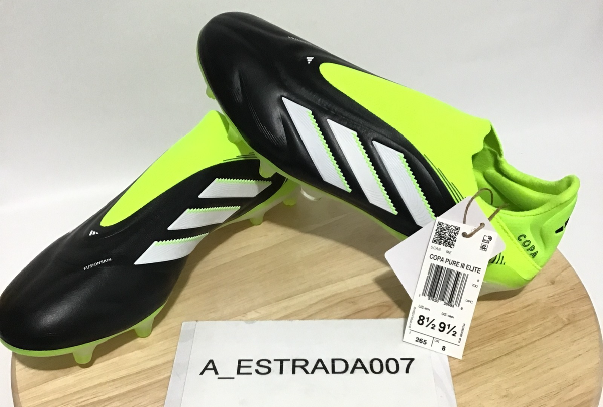 NWT Adidas Copa Pure 3 Elite Laceless Firm Ground FG Cleats M 8.5