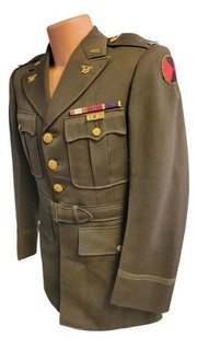 Korean War US Army Officer Jacket Named
