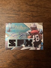 2008 SPx - Auto Rookie Jersey Jonathan Stewart #184 /325 (AU, MEM, RC) Football