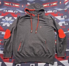 Dsquared2 Mens Pullover Hoodie Sweater Hooded Sweatshirt D2 Black Red Italy L/XL