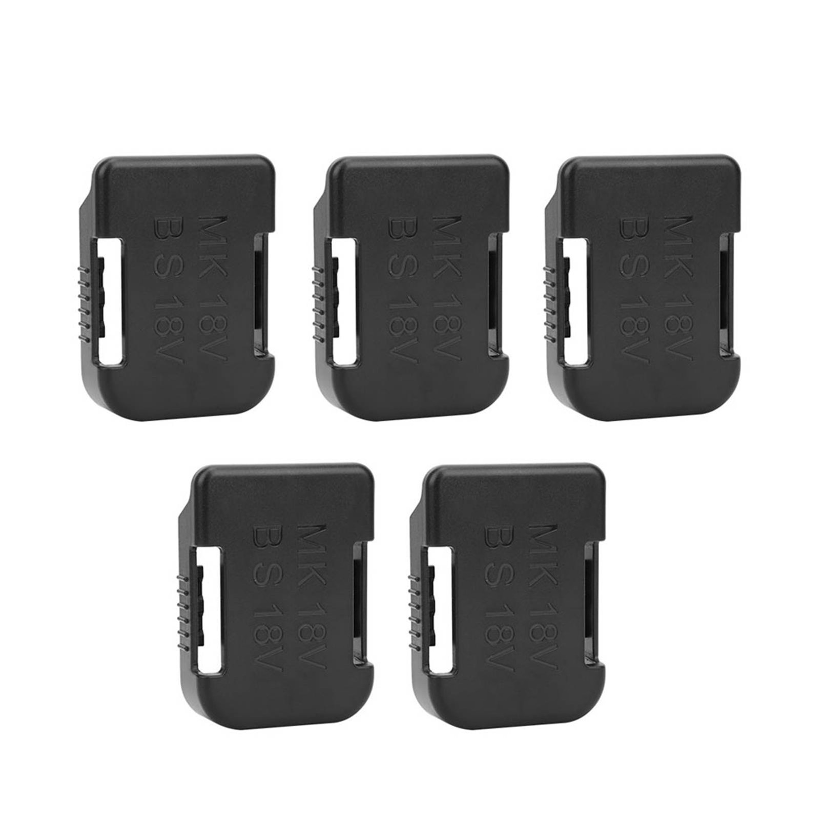 5Pcs Battery Storage Rack Securely Locked ABS+PC For 18V Easy To Use