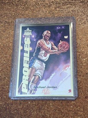 1992-93 Icon Sports Gold Basketball Profiles # 14 Michael Jordan Team USA