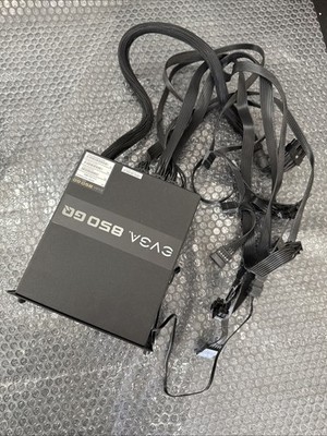 EVGA 850W GQ 80+ GOLD  Power Supply + Cables Tested