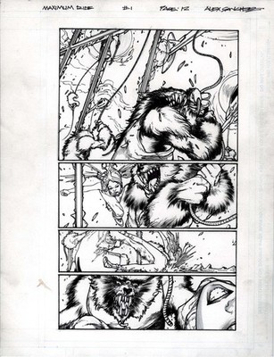 James Patterson Max Ride:First Flight #1 Pg12 Alex Sanchez Original Art-MARVEL  