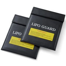 Lipo Safe Bag Fireproof Explosion-Proof Lipo Battery Bag for Safe Charging an...