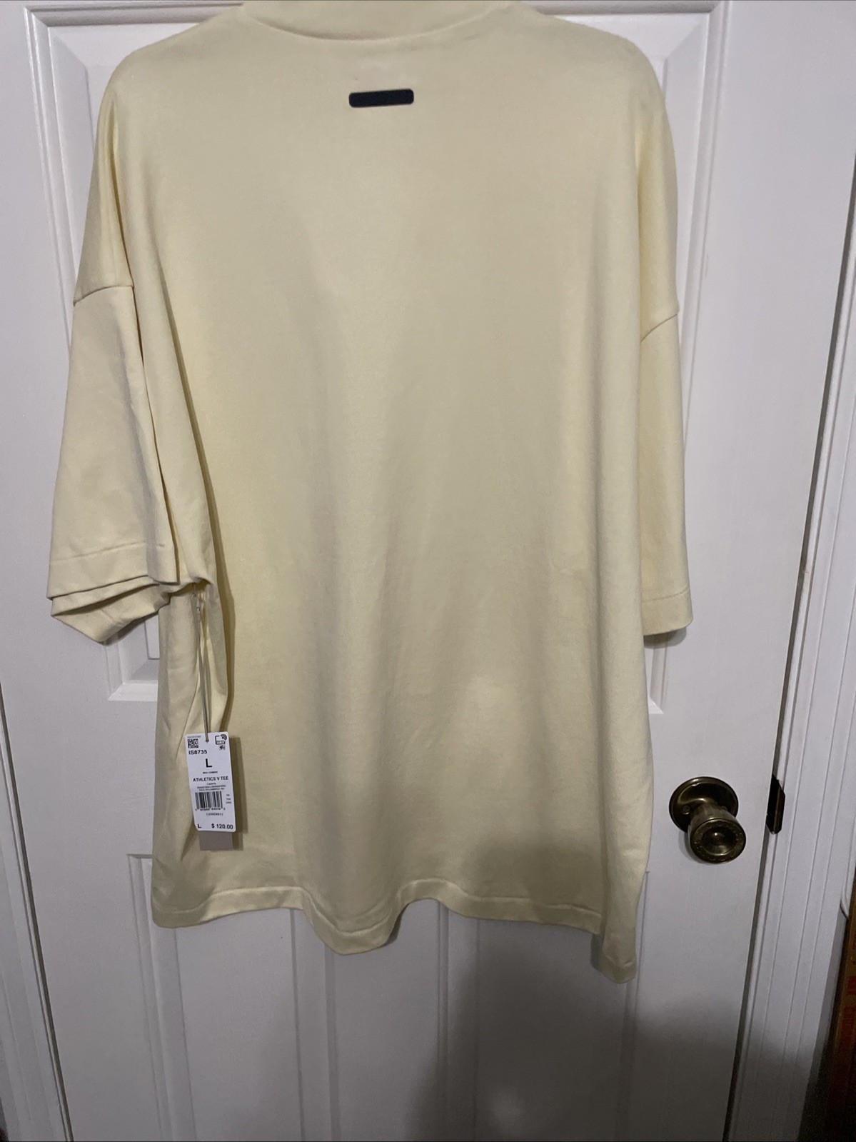 NWT ADIDAS X FEAR OF GOD ATHLETICS V TEE T-SHIRT IS8735 SIZE Large Heavy Knit thumbnail 9