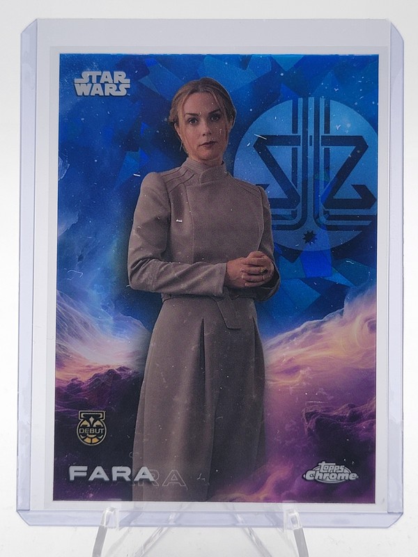 FARA 2025 TOPPS CHROME SAPPHIRE STAR WARS DEBUT #40 Q2091