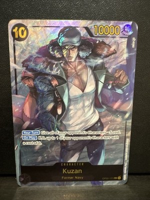 Kuzan OP02-121 SEC Alternate Art Paramount War One Piece NM | eBay