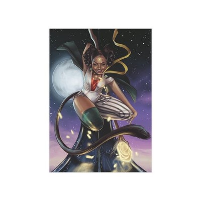 Small Art Celestial Acrobat print | Unframed Art Print, Night Sky Illustration