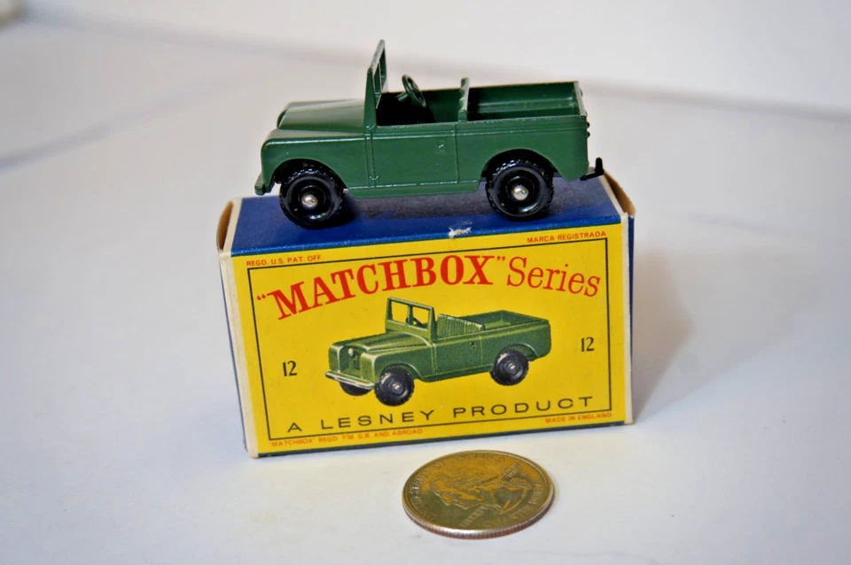 Matchbox Series #12 Land Rover in Crisp, Clean Box - Image 3 of 3