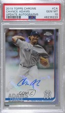 2019 Topps Chrome Update Target Chance Adams #CUA-CA PSA 10 GEM MT Auto 8d2