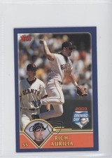 2003 Topps Opening Day Get a Hit Sweepstakes Rich Aurilia 1p1
